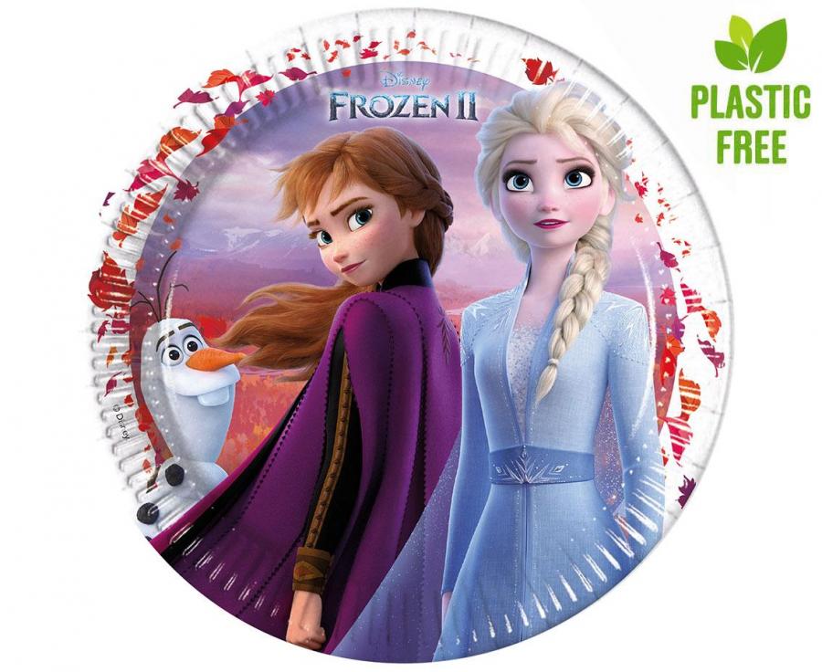 EKO Papírové talířky Frozen 2 - New Generation 23 cm - 8 ks