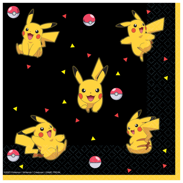 Papírové ubrousky Pokemon - Pikachu 16 ks