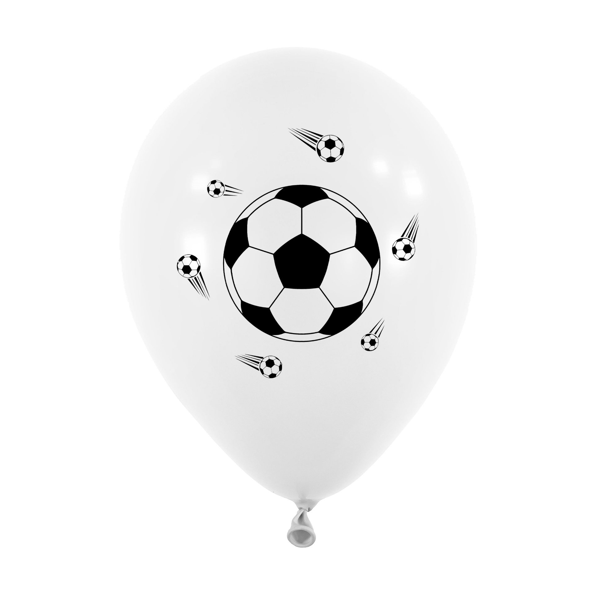 Balonky s potiskem Fotbal Lux, 5 ks