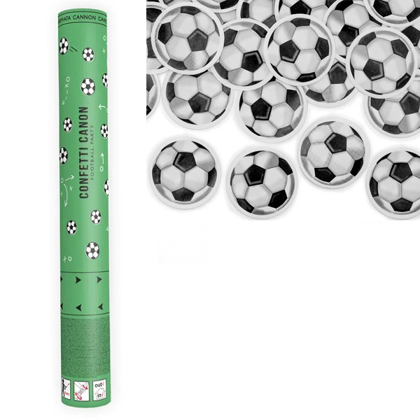 Vystřelovací konfety - fotbal - 40 cm