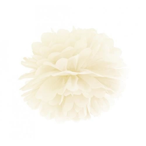Pom pom krémový/champagne  - 25 cm