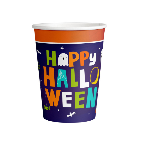 EKO Papírové kelímky Halloween Friends 8 ks