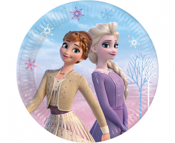 EKO Papírové talíře Frozen 2 - Wind spirit 23 cm - 8 ks