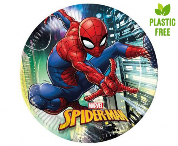 EKO Papírové talíře Spiderman Team Up 23 cm - 8 ks