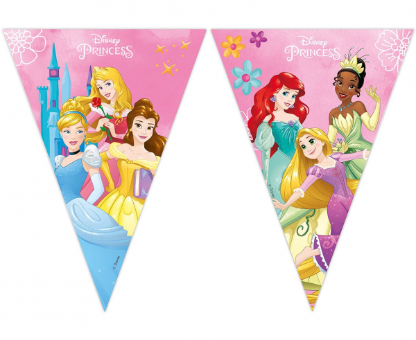Vlaječková girlanda Disney princess