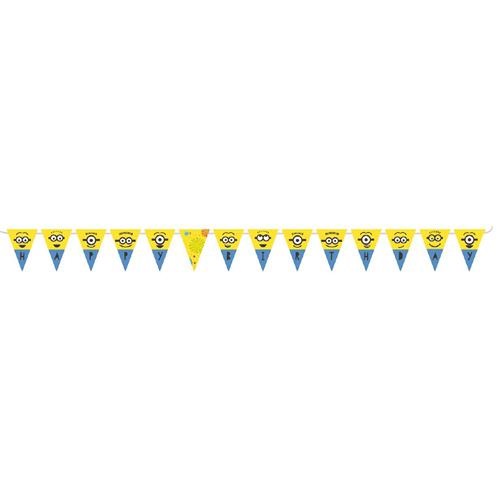 Vlaječková girlanda HB Mimoni - Já padouch 330 cm