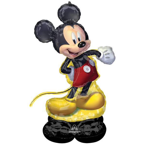 AirLoonz - stojící obří balónek Mickey Mouse 130 cm