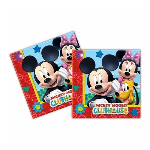 Papírové party ubrousky Mickey Playful 20 ks