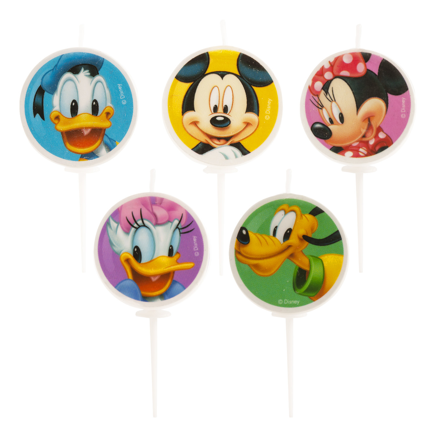 Dortové svíčky - Mickey Mouse 5 ks