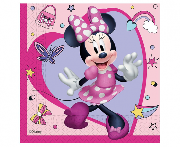 Papírové party ubrousky Minnie Junior 20 ks